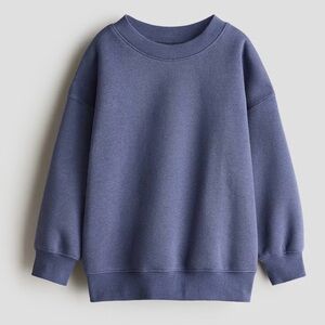 🆕H&M Girls Oversized Brushed-Inside Sweatshirt Size 5T/6